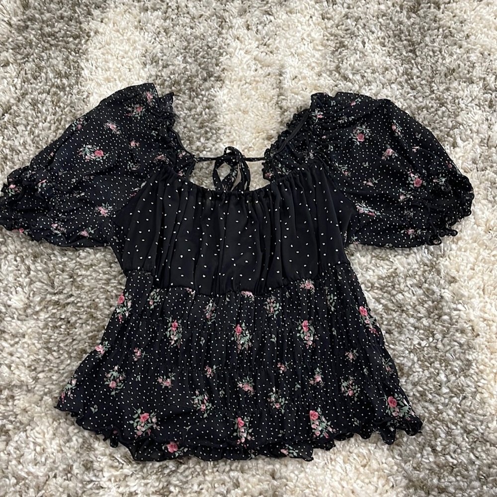 forever 21 floral shirt